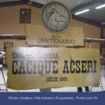 rotulo madera vinil adhesivo