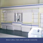 stand acrilico vidrio