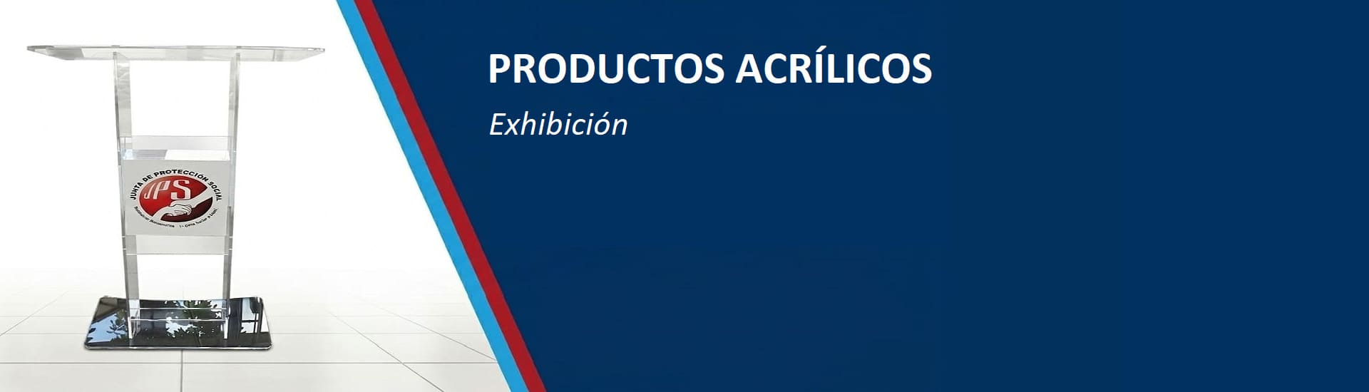 Productos en acrílico y poliestireno termoformado para exhibición comercial - Romarsa Costa Rica