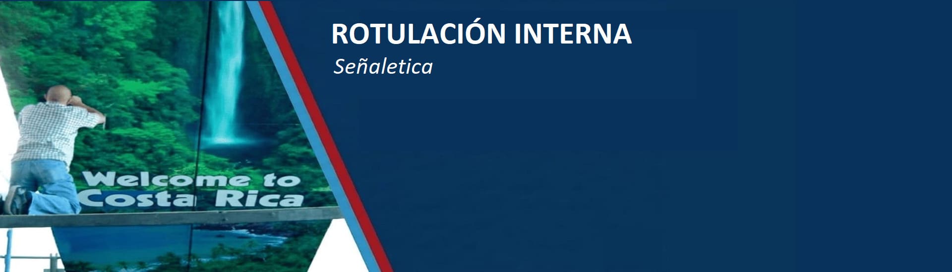 Señalética interna en PVC y poliestireno con vinil para pisos y microperforados - Romarsa