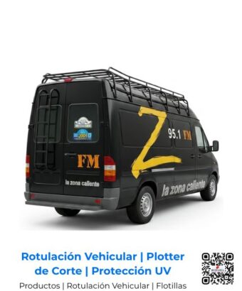 Rotulación parcial de vehículos de reparto elaborada con plotter de corte de alta precisión e impresión con protección UV; excelente acabado para flotillas corporativas diseñado por Romarsa en San José, Costa Rica y Centroamérica.