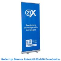 roller-up-banner-retractil-85x200-economico-romarsa-costa-rica Roller Up Banner Retráctil 85x200 Económico. Estructura de aluminio con diseño publicitario full color a 1440 DPI (Calidad Fotográfica).