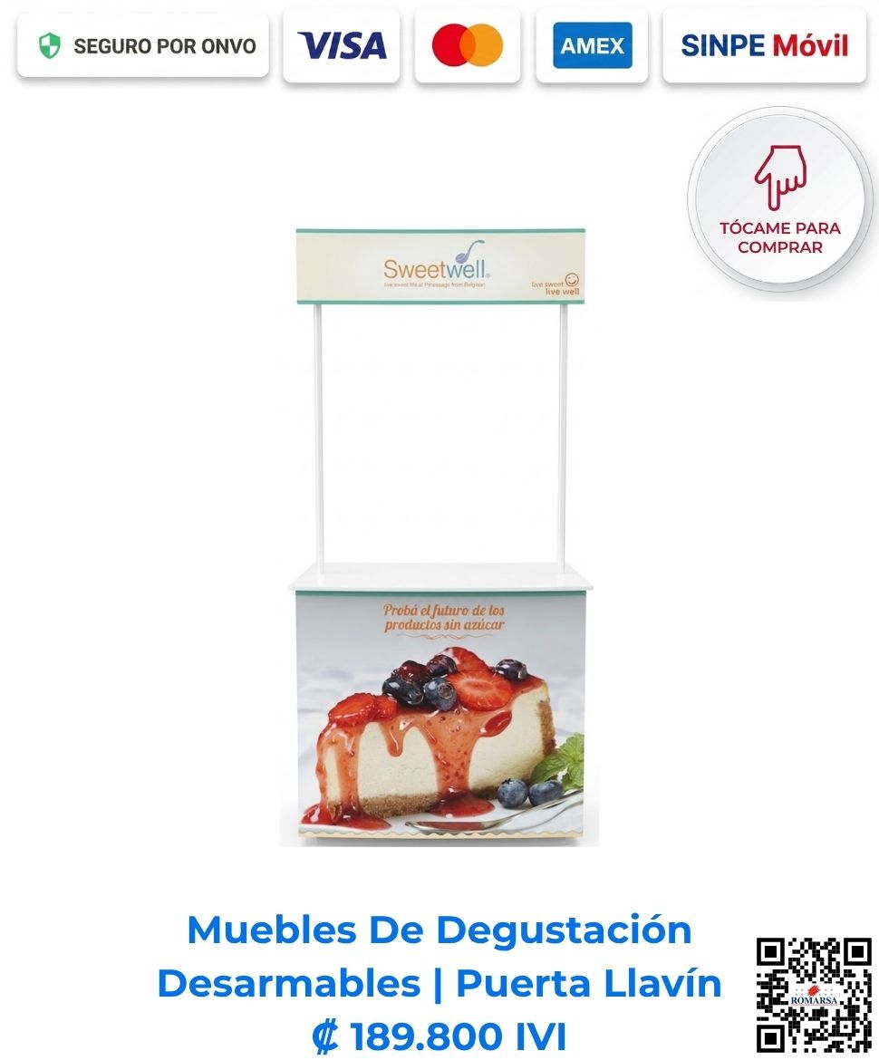 romarsa-mesa-de-degustacion-desarmable-premium-puertas-llavin-san-jose-costa-rica-e-commerce Mesa de degustación desarmable "Premium" con puertas y llavín de seguridad. Imagen E Commerce Romarsa en San José, Costa Rica.